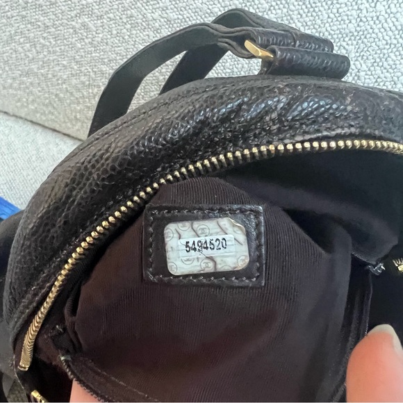 Vintage Chanel Pebble Leather Backpack - Picture 9 of 12